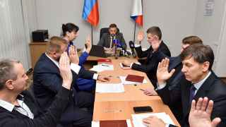 Первое заседание ЦИК ДНР по вопросу проведения референдума