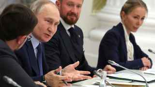 Путин на встрече с членами «Деловой России»
